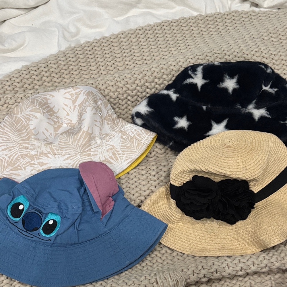 Kids Blue Character Bucket Hat - Unbranded